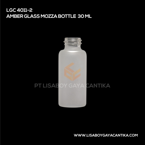 4011-1 Amber Glass Mozza Bottle 30ml